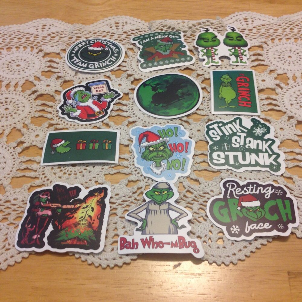 Christmas Stickers for holiday grinches